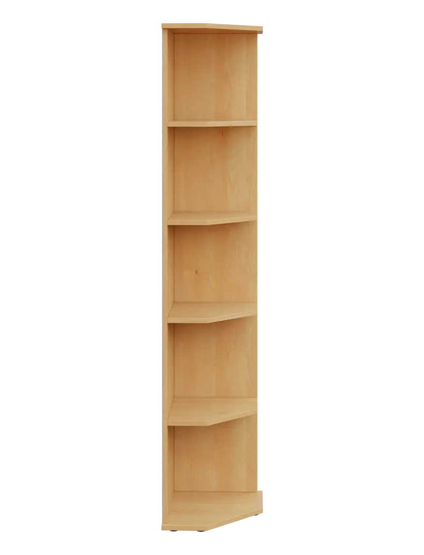 LZ 5 - 3 kancelářská skříň, rohová, pravá, 1822x360x400, javor horský